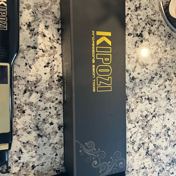 KIPOZI Nano-Titanium Hair Styling Iron, Pro Salon Flat Iron, LCD